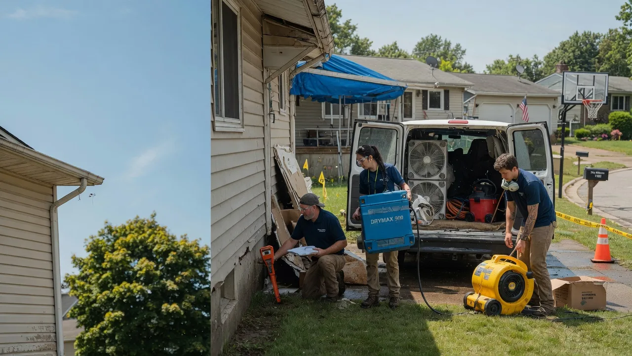 Ceiling Leak Cleanup in Bonduel, WI near me