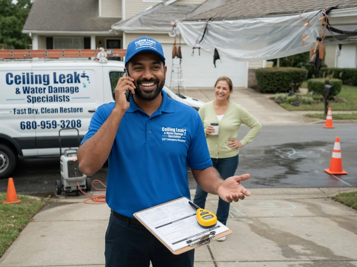 Ceiling Leak Cleanup Bonduel, WI FAQs
